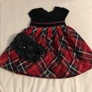 Plaid girls dress